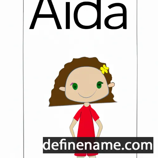 cartoon of the name Adília