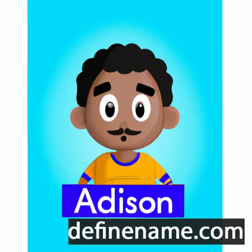 cartoon of the name Adílson