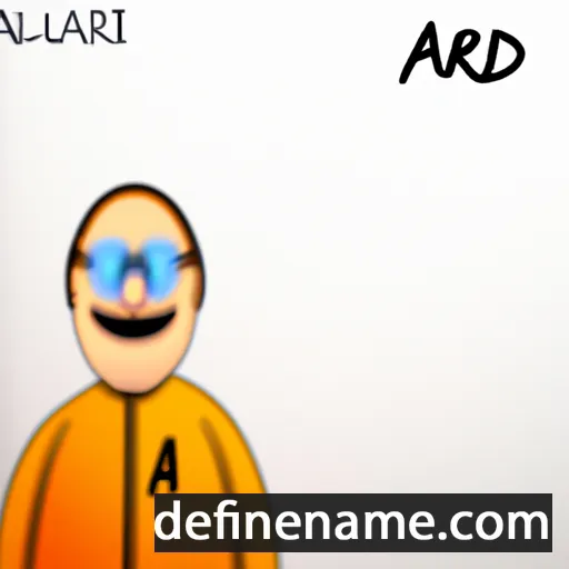 cartoon of the name Adiari