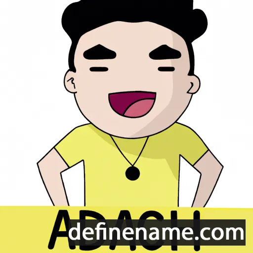 cartoon of the name Adichai