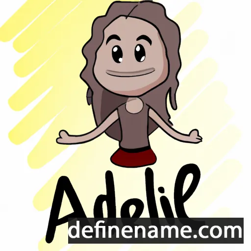 Adielle cartoon