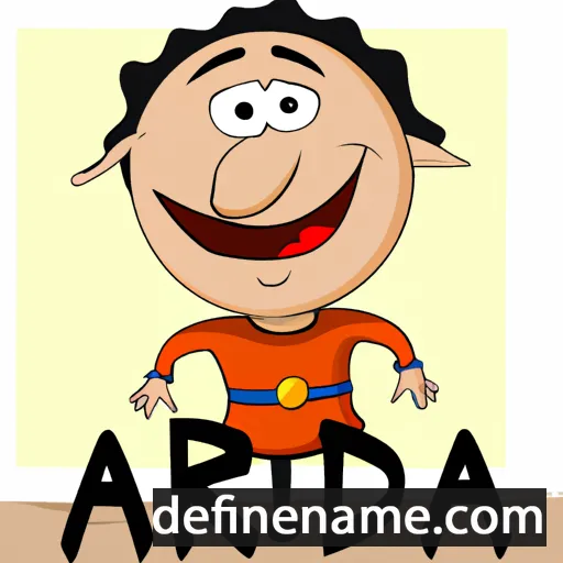 cartoon of the name Adige