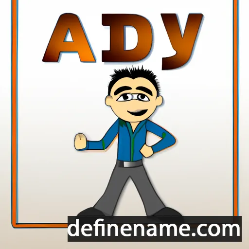 cartoon of the name Adil-giray