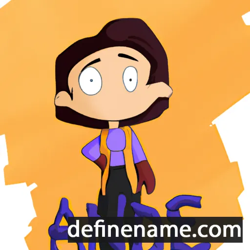 cartoon of the name Adiñe