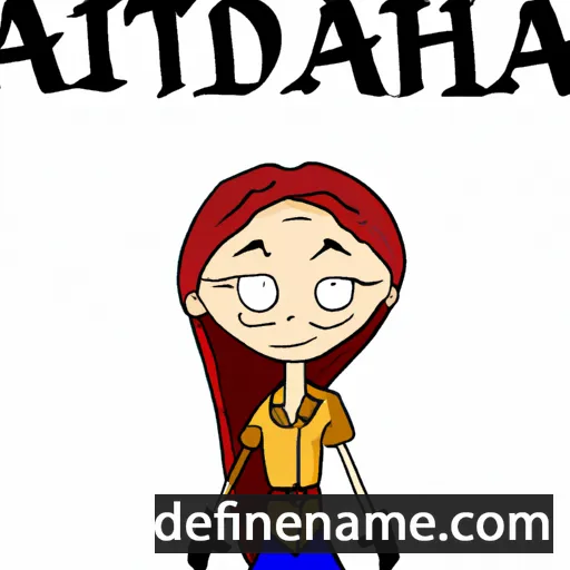 cartoon of the name Adinatha