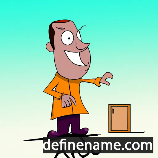 cartoon of the name Adior