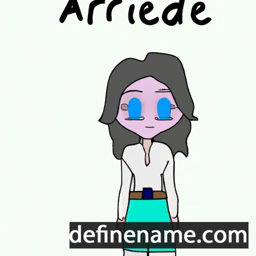 cartoon of the name Adirane