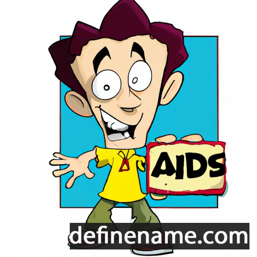 cartoon of the name Adis