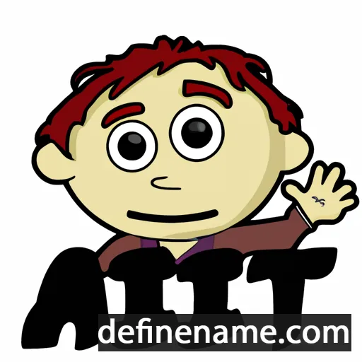 cartoon of the name Adit