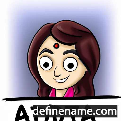 cartoon of the name Aditia