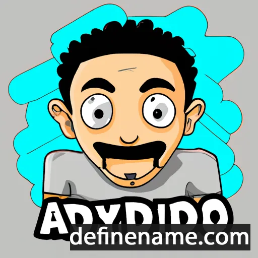 cartoon of the name Adityo