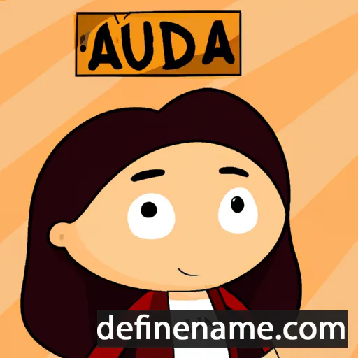 cartoon of the name Adjuna