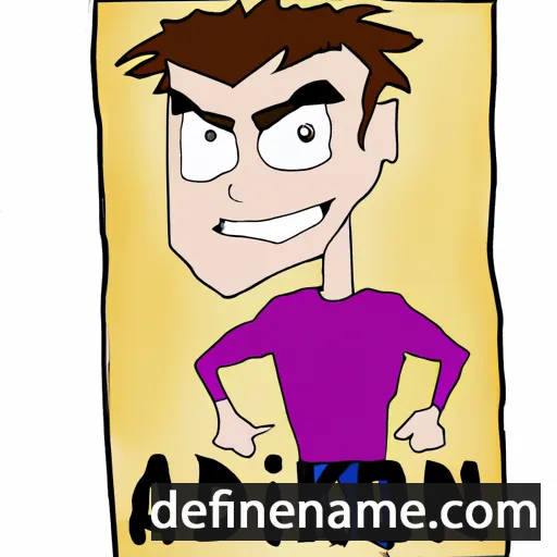 cartoon of the name Adkin