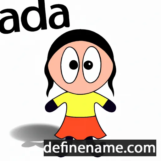 cartoon of the name Adla