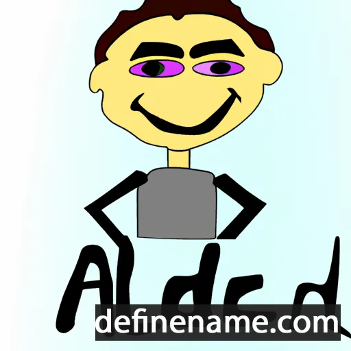 cartoon of the name Adlen