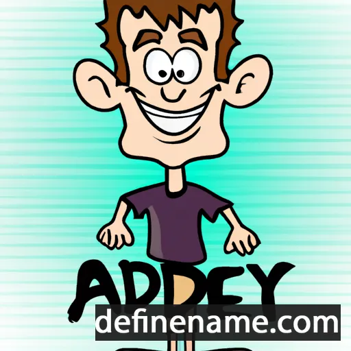 cartoon of the name Adley