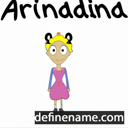 cartoon of the name Admiranda