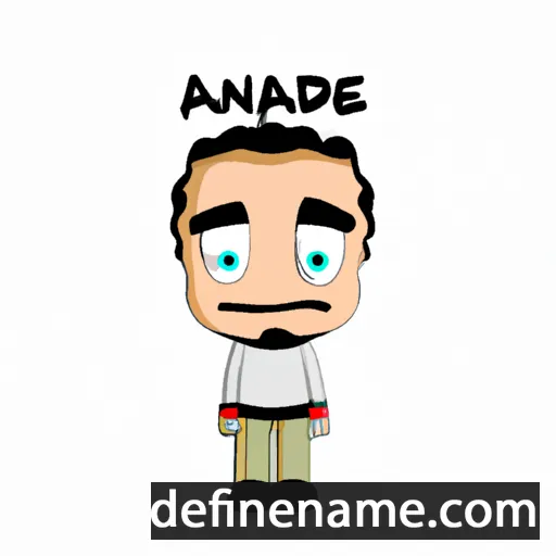 cartoon of the name Adnane