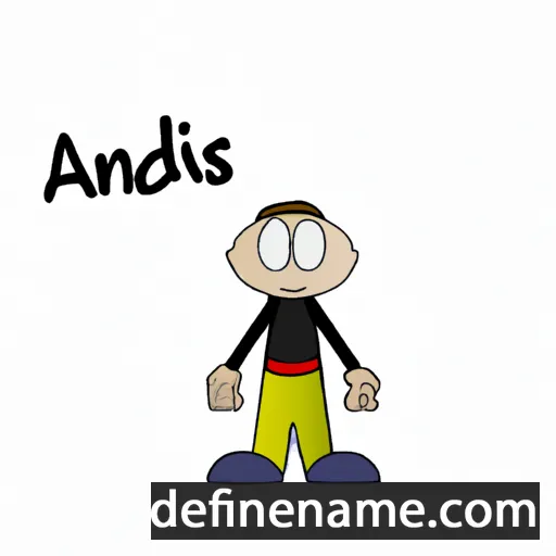 cartoon of the name Adnis