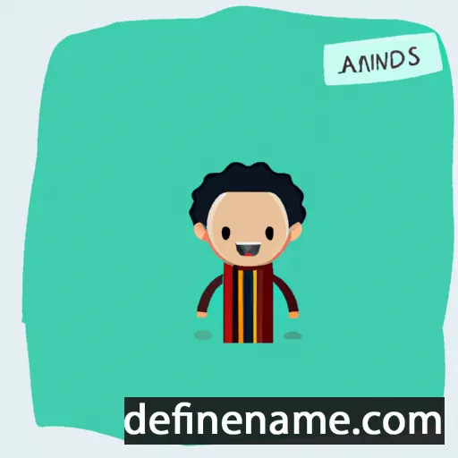 cartoon of the name Adónis