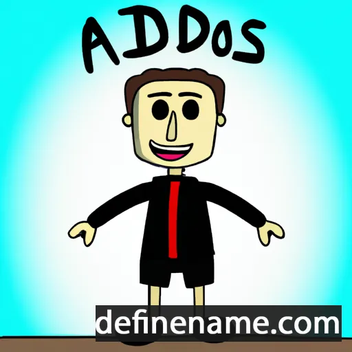 cartoon of the name Adónisz