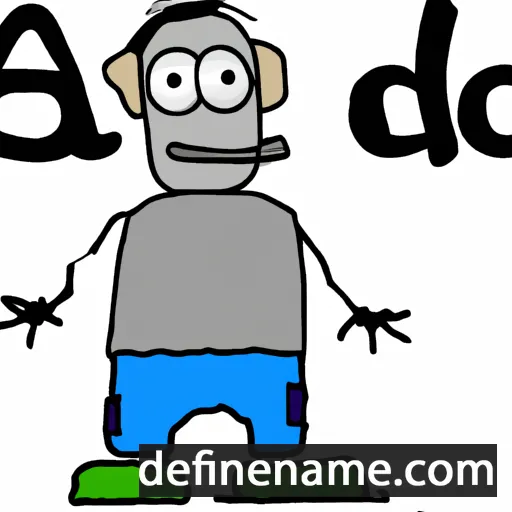 cartoon of the name Ado