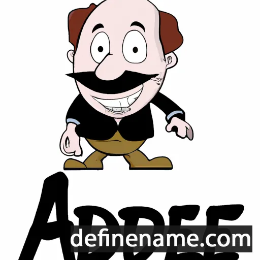 cartoon of the name Adolfe