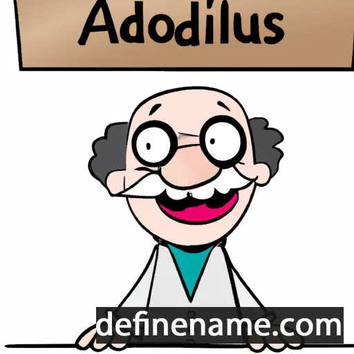 cartoon of the name Adolfinus