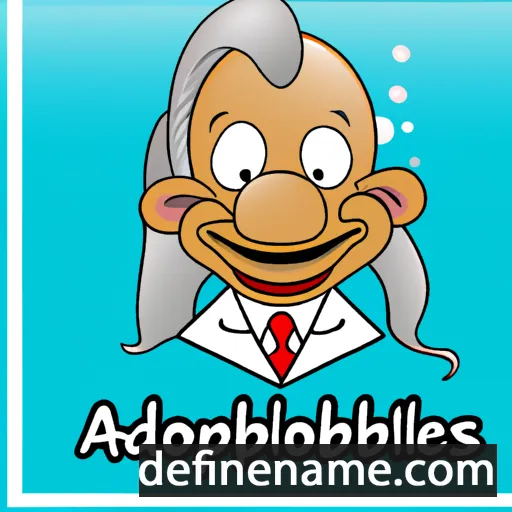 cartoon of the name Adolphinus