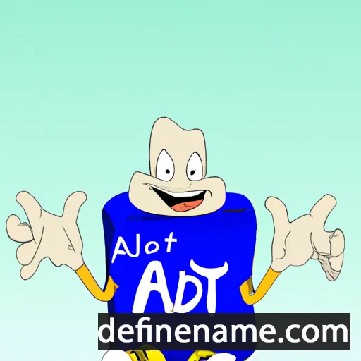 cartoon of the name Adolt