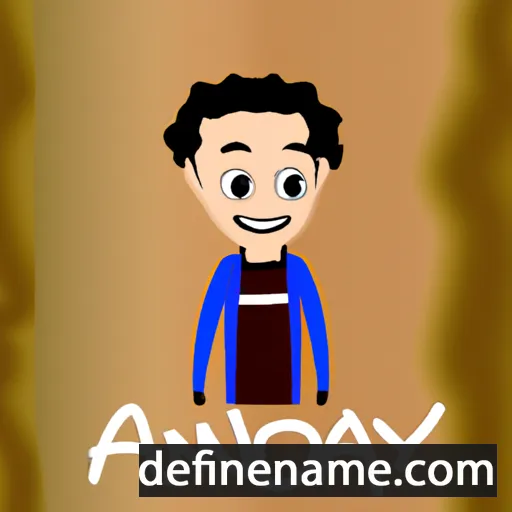 cartoon of the name Adonay