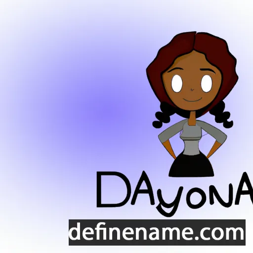 cartoon of the name Adonaya