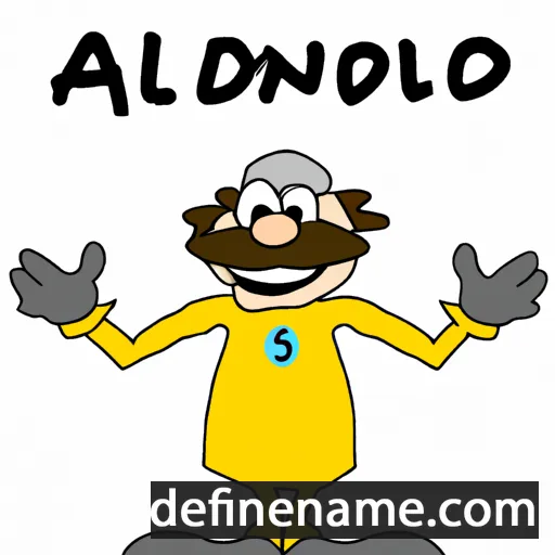 cartoon of the name Adonello