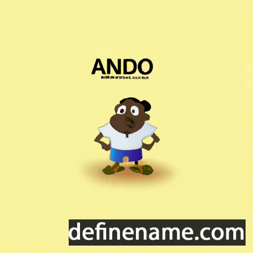 cartoon of the name Adongo