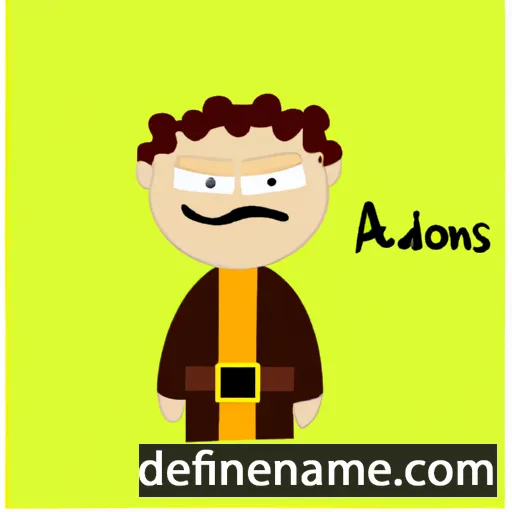 Adonías cartoon