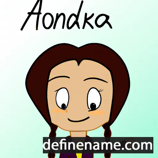 cartoon of the name Adonika