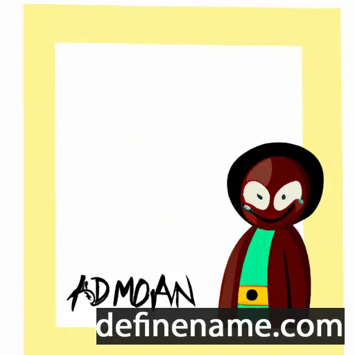 cartoon of the name Adonikam