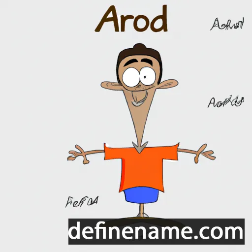 cartoon of the name Ador