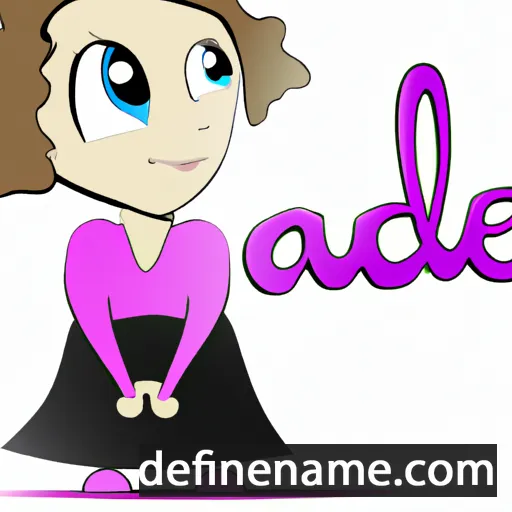 cartoon of the name Adore