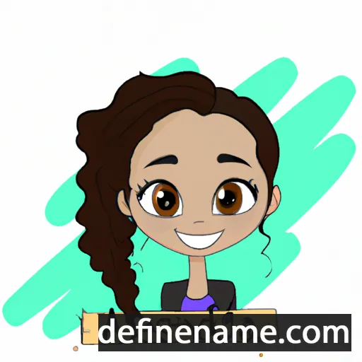 cartoon of the name Adreanna