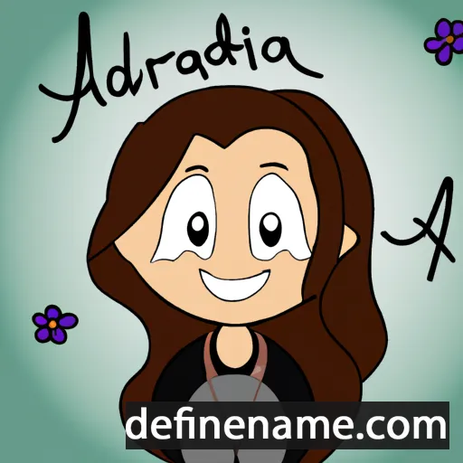 Adríana cartoon