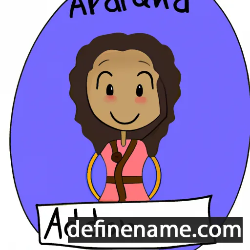 Adrianah cartoon