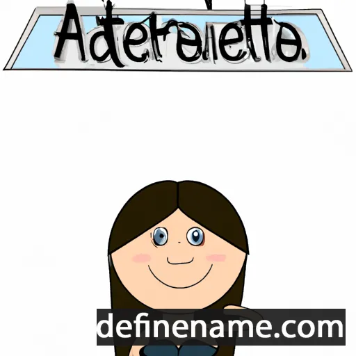 Adrianetta cartoon