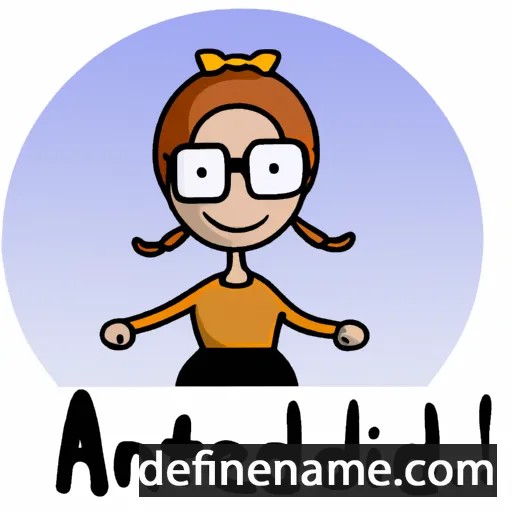 cartoon of the name Adriantje