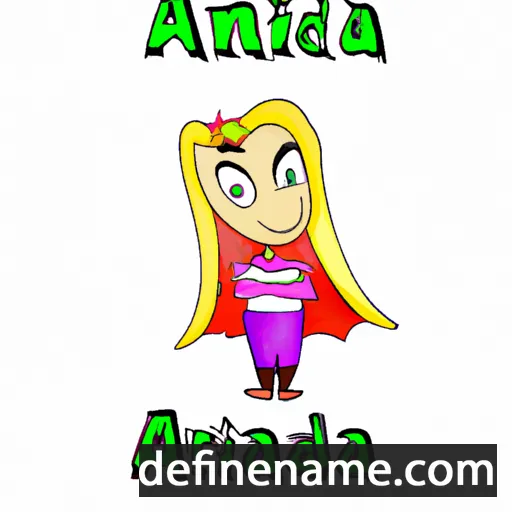 cartoon of the name Adrijanca