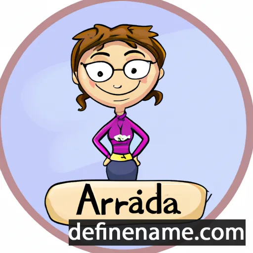 cartoon of the name Adrijanka