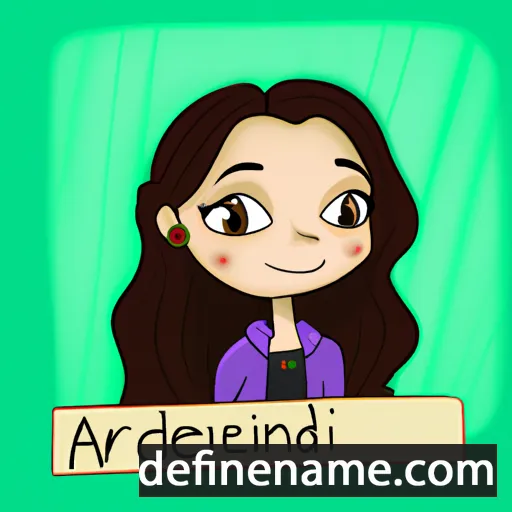 Adrilena cartoon