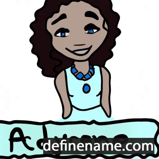 cartoon of the name Adryane