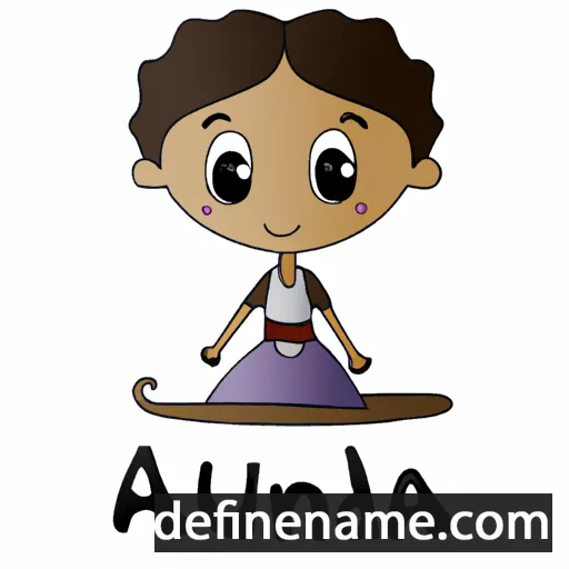 cartoon of the name Adunia