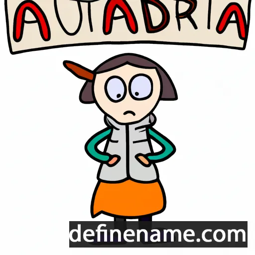 cartoon of the name Adurata